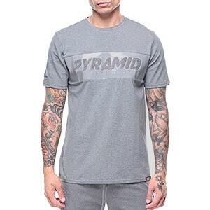 Black Pyramid Worldwide Gray Logo Graphic Tee Size Large